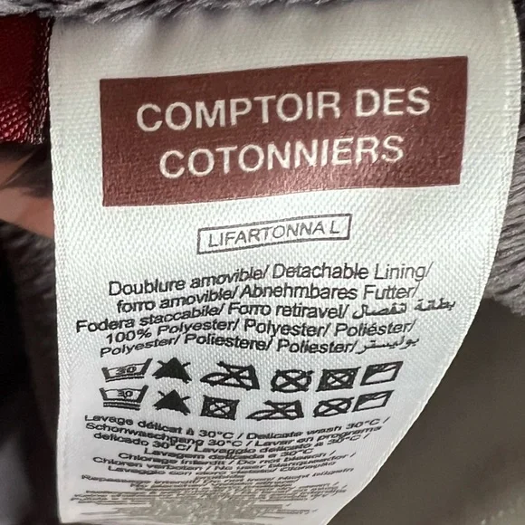 Comptoir Des Cotonniers women’s Purple Trench Coat with warm layer small $650 - Picture 15 of 16